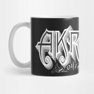 Vintage Akron, OH Mug